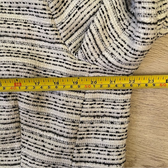 Le Chateau Black & White Tweed Blazer Jacket Designer Inspired SZ XXL - Picture 16 of 16